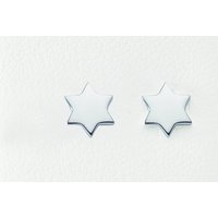 Adelia´s Paar Ohrhänger 925 Silber Ohrringe Ohrstecker Stern, Silberschmuck für Damen von Adelia´s