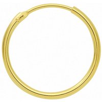 Adelia´s Paar Ohrhänger Damen Goldschmuck 1 Paar 333 Gold Ohrringe / Creolen Ø 15 mm, 333 Gold Goldschmuck für Damen von Adelia´s