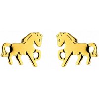 Adelia´s Paar Ohrhänger Damen Goldschmuck 1 Paar 333 Gold Ohrringe / Ohrstecker Pferd, 333 Gold Goldschmuck für Damen von Adelia´s