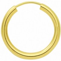 Adelia´s Paar Ohrhänger Damen Goldschmuck 1 Paar 585 Gold Ohrringe / Creolen Ø 30 mm, 585 Gold Goldschmuck für Damen von Adelia´s