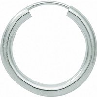 Adelia´s Paar Ohrhänger Damen Silberschmuck 1 Paar 925 Silber Ohrringe / Creolen Ø 20 mm, 925 Sterling Silber Silberschmuck für Damen von Adelia´s