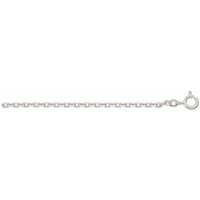 Adelia´s Silberkette 925 Silber Anker Halskette Ø 2,2 mm, Silberschmuck für Damen von Adelia´s