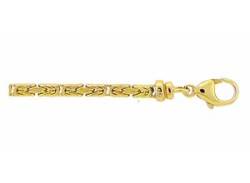 Goldarmband ADELIA´S "333 Gold Königskette Armband 19 cm Ø 2,5 mm" Armbänder Gr. 19, Gelbgold 333, goldfarben (gold) Damen Armbänder Gold von Adelia´s