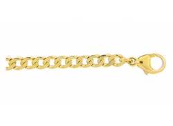 Goldarmband ADELIA´S "Damen Goldschmuck 333 Gold Flach Panzer Armband 19 cm" Armbänder Gr. 19, Gelbgold 333, goldfarben (gold) Damen Armbänder Gold von Adelia´s