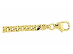 Goldarmband ADELIA´S "Damen Goldschmuck 333 Gold Flach Panzer Armband 19 cm" Armbänder Gr. 19, Gelbgold 333, goldfarben (gold) Damen Armbänder Gold von Adelia´s