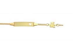 Goldarmband ADELIA´S "Damen Goldschmuck" Armbänder Gr. 14, Gelbgold 333, goldfarben (gold) Damen Armbänder Gold von Adelia´s
