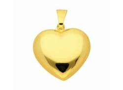 Kette mit Anhänger ADELIA´S "333 Gold Herz" Halsketten Gr. Gelbgold 333, goldfarben (gold) Damen Ketten mit Anhänger von Adelia´s