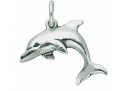 Kette mit Anhänger ADELIA´S "925 Silber Delphin" Halsketten silberfarben (silber) Damen Ketten mit Anhänger Schmuckset - Set Halskette von Adelia´s