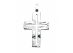 Kette mit Anhänger ADELIA´S "925 Silber Kreuz Anhänger" Halsketten Gr. Silber 925 (Sterlingsilber), silberfarben (silber) Damen Ketten mit Anhänger von Adelia´s