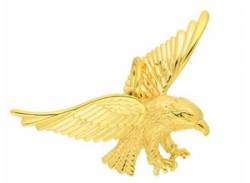 Ketten-Anhänger ADELIA´S "333 Gold Anhänger Adler" Schmuckanhänger Gr. Damen, Gelbgold 333, goldfarben (gold) Damen Anhänger von Adelia´s