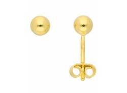 Paar Ohrhänger ADELIA´S "1 333 Gold Ohrringe / Ohrstecker Ø 4 mm" Gr. Damen, Gelbgold 333, goldfarben (gold) Damen Ohrhänger von Adelia´s