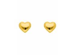Paar Ohrhänger ADELIA´S "333 Gold Ohrringe Ohrstecker" Gr. Damen, Gelbgold 333, goldfarben (gold) Damen Ohrhänger Goldschmuck für von Adelia´s