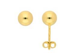 Paar Ohrhänger ADELIA´S "333 Gold Ohrringe Ohrstecker Ø 6 mm" Gr. Damen, Gelbgold 333, goldfarben (gold) Damen Ohrhänger von Adelia´s