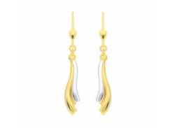 Paar Ohrhänger ADELIA´S "Damen Goldschmuck 1 333 Gold Ohrringe / Ohrhänger" Gr. Damen, goldfarben (gold) Damen Ohrhänger 333 Gold Goldschmuck für von Adelia´s