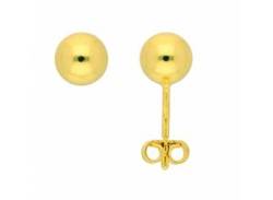 Paar Ohrhänger ADELIA´S "Damen Goldschmuck 1 333 Gold Ohrringe / Ohrstecker Ø 6 mm" Gr. Damen, goldfarben (gold) Damen Ohrhänger von Adelia´s