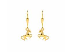 Paar Ohrhänger ADELIA´S "Damen Goldschmuck 1 333 Gold Ohrringe / Pferd" Gr. Damen, goldfarben (gold) Damen Ohrhänger von Adelia´s
