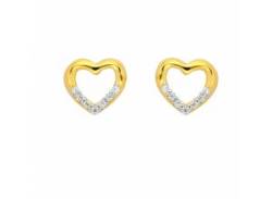 Paar Ohrhänger ADELIA´S "Damen Goldschmuck" Ohrringe Gr. Damen, goldfarben (gold) Damen Ohrhänger Goldschmuck für von Adelia´s