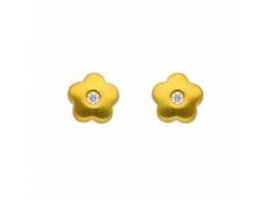 Paar Ohrhänger ADELIA´S "Damen Goldschmuck" Ohrringe Gr. Damen, goldfarben (gold) Damen Ohrhänger 333 Gold Goldschmuck für von Adelia´s
