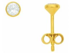 Paar Ohrhänger ADELIA´S "Damen Goldschmuck" Ohrringe Gr. Damen, goldfarben (gold) Damen Ohrhänger 585 Gold Goldschmuck für von Adelia´s