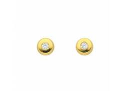 Paar Ohrhänger ADELIA´S "Damen Goldschmuck" Ohrringe Gr. Damen, goldfarben (gold) Damen Ohrhänger Goldschmuck für von Adelia´s