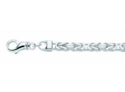 Silberarmband ADELIA´S "925 Silber Königskette Armband 21 cm" Armbänder Gr. Silber 925 (Sterlingsilber), silberfarben (silber) Damen Königsarmband Armbänder Silber von Adelia´s