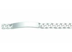 Silberarmband ADELIA´S "Damen Silberschmuck 925 Silber Flach Panzer Armband 21 cm" Armbänder Gr. 21, Silber 925 (Sterlingsilber), silberfarben (silber) Damen Armbänder Silber von Adelia´s