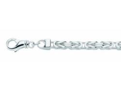 Silberarmband ADELIA´S "Damen Silberschmuck 925 Silber Königskette Armband 21 cm" Armbänder Gr. 21, Silber 925 (Sterlingsilber), silberfarben (silber) Damen Königsarmband Armbänder Silber von Adelia´s