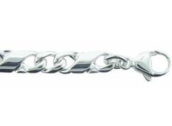 Silberkette ADELIA´S "925 Silber Fantasie Halskette 50 cm Ø 5,6 mm" Halsketten Gr. 50, Silber 925 (Sterlingsilber), silberfarben (silber) Damen Silberketten von Adelia´s