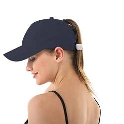 Adicloz Pferdeschwanz Basecap Damen Sommer, Baseball Caps für Damen Einstellbar mit Atmungsaktivem Mesh, Kappen für Running Golf Camping von Adicloz