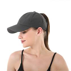 Adicloz Pferdeschwanz Basecap Damen Sommer, Baseball Caps für Damen Einstellbar mit Atmungsaktivem Mesh, Kappen für Running Golf Camping von Adicloz