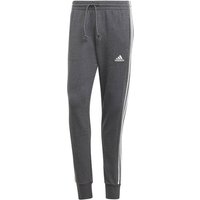 ADIDAS Herren Hose Essentials French Terry Tapered Cuff 3-Streifen von Adidas