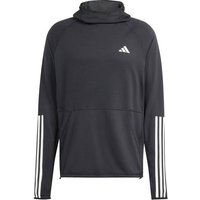 ADIDAS Herren Kapuzensweat Own the Run 3-Streifen von Adidas