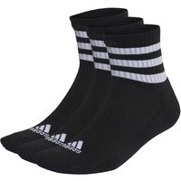 ADIDAS Herren Socken 3-Streifen Cushioned Sportswear Mid-Cut, 3 Paar von Adidas