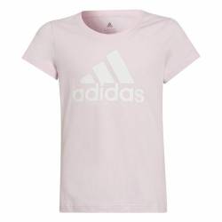 Kurzarm-T-Shirt für Kinder Adidas Rosa - 13-14 Jahre von Adidas