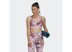 Yoga Essentials Studio Light-Support Allover Print Sport-BH von Adidas