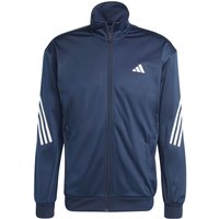 adidas 3-Stripes Knit Trainingsjacke Herren in dunkelblau von Adidas