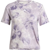 adidas AOP Flower T-Shirt Damen in flieder, Größe: S von Adidas