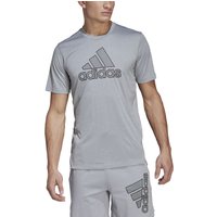 adidas BOS Primeblue T-Shirt Herren in silber, Größe: M von Adidas