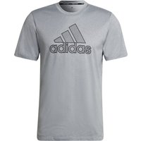 adidas BOS Primeblue T-Shirt Herren in silber von Adidas