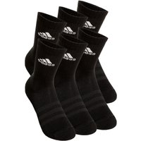 adidas Crew Sportswear Ankle Sportsocken 6er Pack in schwarz, Größe: 40-42 von Adidas