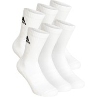 adidas Crew Sportswear Ankle Sportsocken 6er Pack in weiß, Größe: 37-39 von Adidas