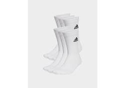 adidas Cushioned Sportswear Crew Socken, 6 Paar - Damen, White / Black von Adidas