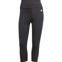 adidas Damen Designed To Move High-Rise 3-Streifen Sport 3/4-Tight von Adidas