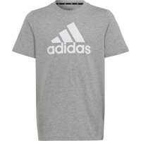 adidas Essentials Big Logo Cotton T-Shirt Jungen in hellgrau von Adidas