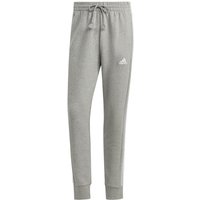 adidas Essentials French Terry Tapered Cuff 3-Stripes Trainingshose Herren in hellgrau von Adidas