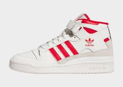 adidas Forum Mid Schuh - Damen, Cloud White / Better Scarlet / Cloud White von Adidas