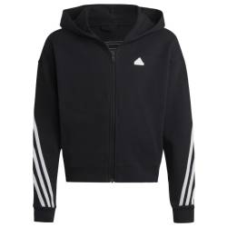 adidas - Girl's FI 3S Full Zip - Hoodie Gr 164 schwarz von Adidas