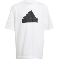 adidas Logo T-Shirt Jungen in weiß, Größe: 176 von Adidas
