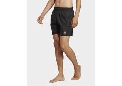 adidas Originals Essentials Solid Badeshorts - Herren, Black / White von Adidas