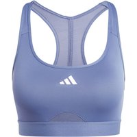 adidas PWRCT Medium Support Sport-BH Damen in blaugrau, Größe: L C-D von Adidas